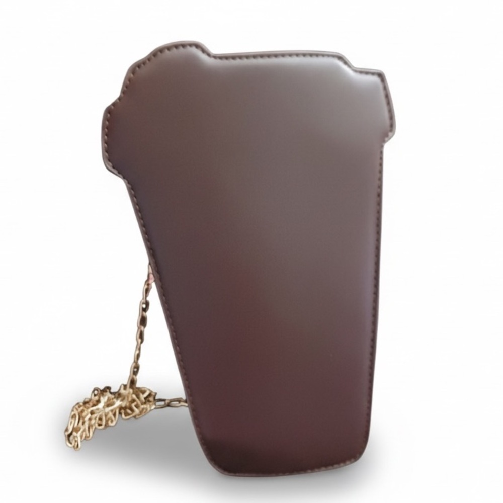 To-Go Coffee Cup Crossbody Bag Faux
Leather New - Picture 2 of 5